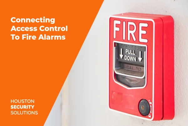 access control panel to fire alarm